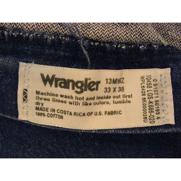 Wrangler Vintage JEAN SHORTS Cut Off W 30 MEASURED Blue Denim Hot Pants - Picture 7 of 8
